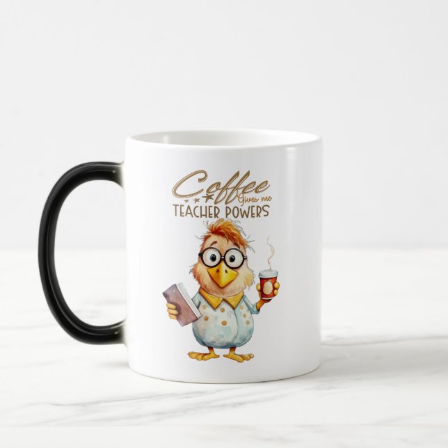 El café me da poderes de maestro magisk mugg (Vänster)