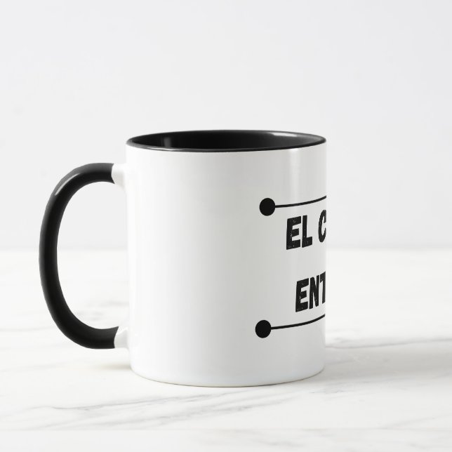 El Café Me Entiende - Diseño para Verdaderos Cafe Mugg (Vänster)