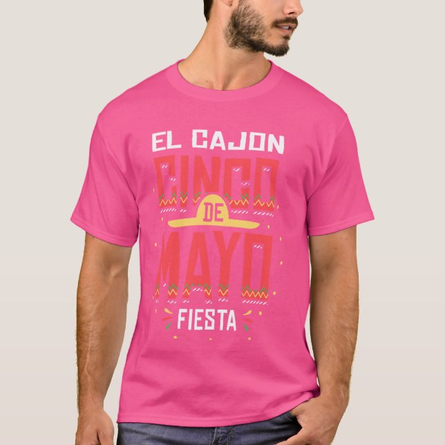 El Cajon California Cinco de Mayo Firande Gift T Shirt (Framsida)