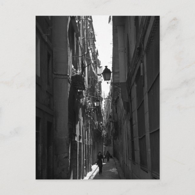 El Callejon Postcard (Barcelona, Spanien) Vykort (Framsida)