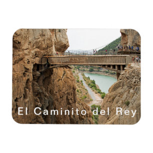 El Caminito del Rey. Beskåda 2 överbryggar över Magnet