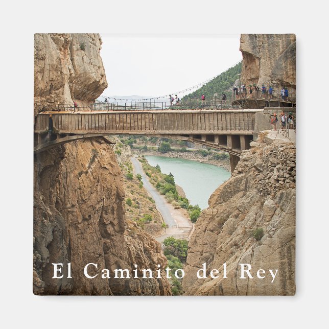 El Caminito del Rey. Vy 2 Magnet (Framsidan)
