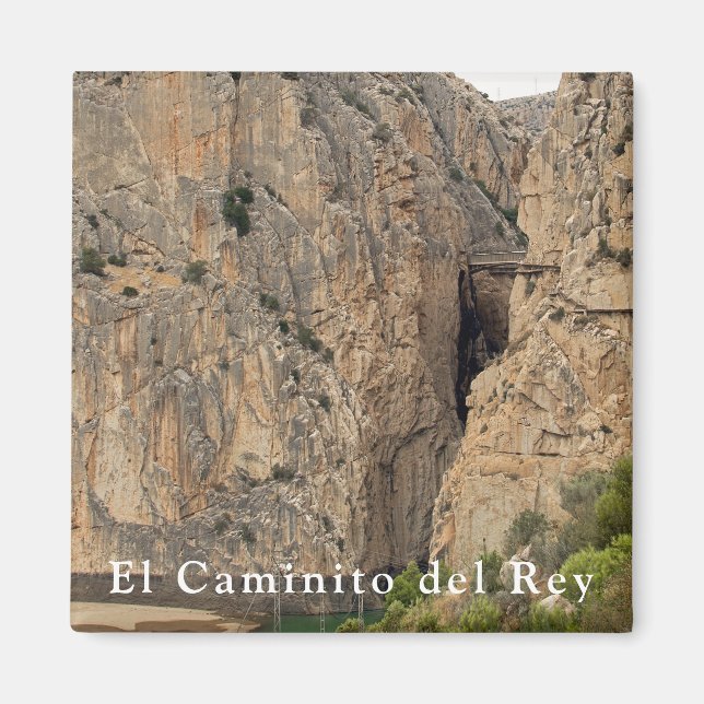 El Caminito del Rey. Vy 4 Magnet (Framsidan)