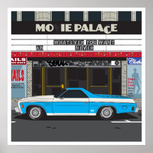 El Camino, 19" x19 ", Poster
