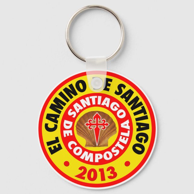 El Camino De Santiago 2013 Nyckelring (Framsida)