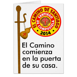 El Camino de Santiago 2014 Hälsningskort