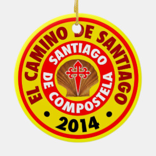 El Camino De Santiago 2014 Julgransprydnad Keramik