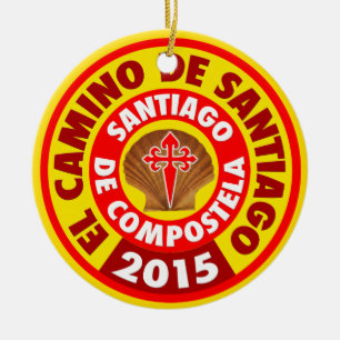 El Camino De Santiago 2015 Julgransprydnad Keramik