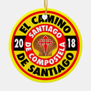 El Camino De Santiago 2018 Julgransprydnad Keramik