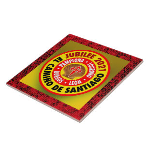 El Camino de Santiago 2021 Kakelplatta