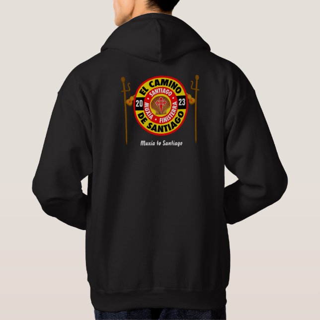 El Camino De Santiago 2023 Hoodie (Baksida)
