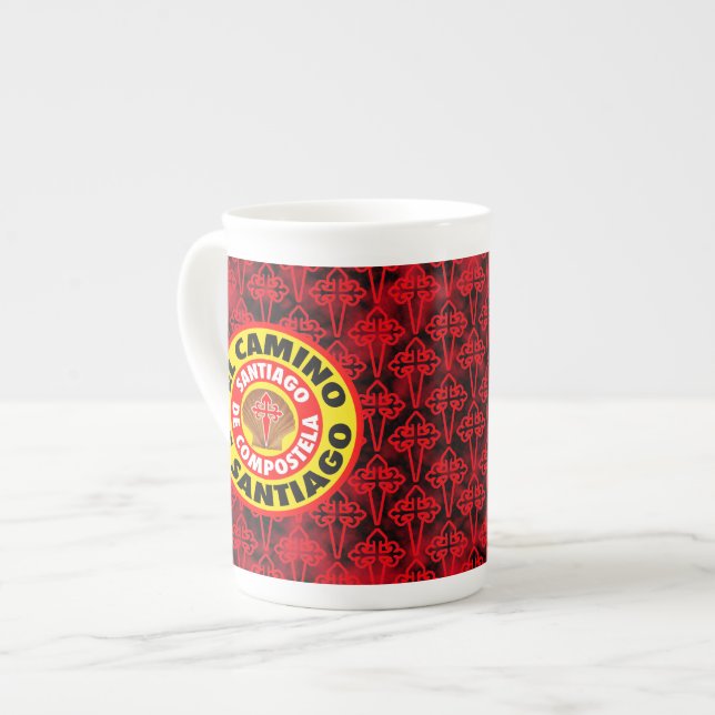 El Camino De Santiago Benporslin Mugg (Framsida vänster)