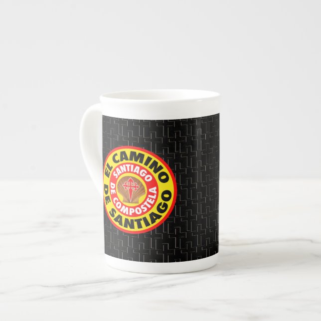 El Camino De Santiago Benporslin Mugg (Framsida vänster)