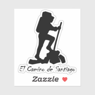 El Camino de Santiago - Bucket List Hike Klistermärken