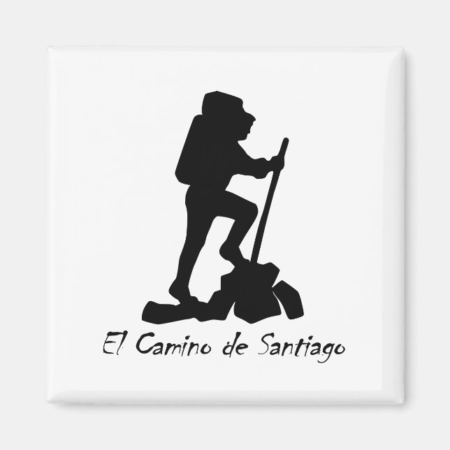El Camino de Santiago - Bucket List Hike Magnet (Framsidan)