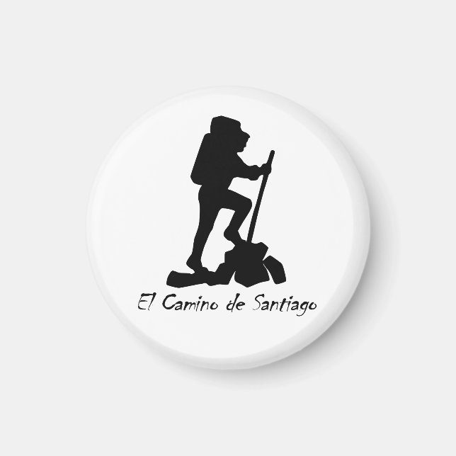 El Camino de Santiago - Bucket List Hike Magnet (Framsidan)