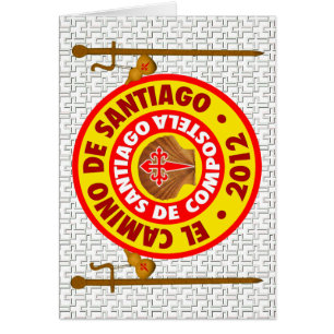 El Camino de Santiago de Compostela 2012 Hälsningskort