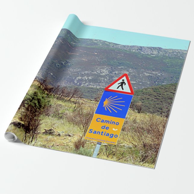 El Camino de Santiago de Compostela, Spanien, Presentpapper (Utrullad)