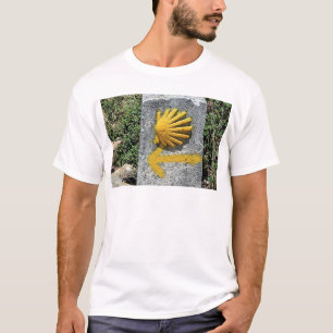 El Camino de Santiago de Compostela, Spanien, Tee Shirt