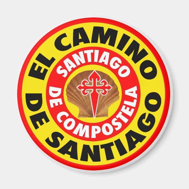 El Camino De Santiago Magnet (Framsidan)
