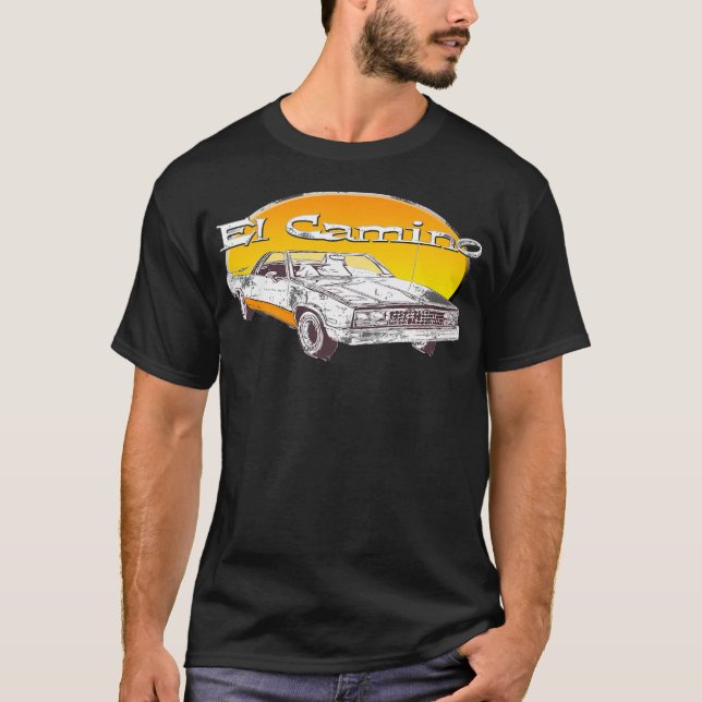 El Camino - Hot rod T Shirt (Framsida)