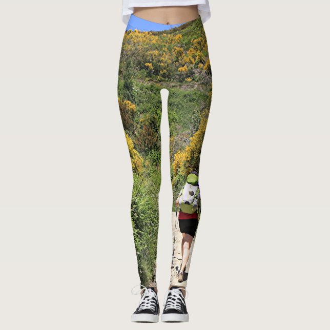 El Camino, Molinaseca to O'Cebreiro, Spanien Leggings (Framsida)