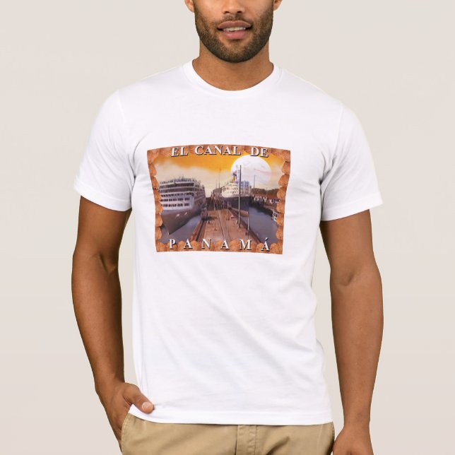 El Canal de Panamá Tee Shirt (Framsida)