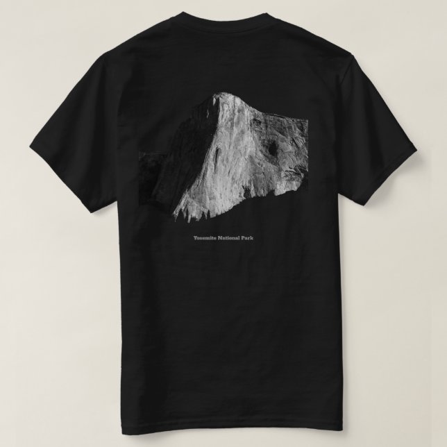 El Cap - Yosemite National Park  T Shirt (Design baksida)