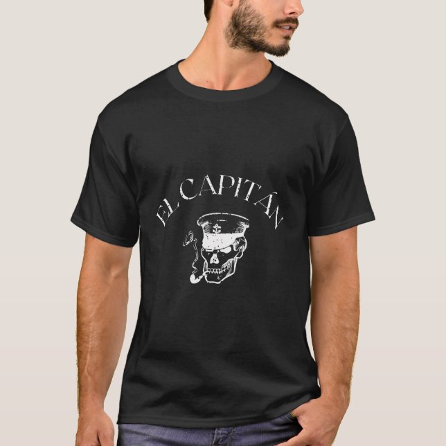 El Capitã  N Spanska för Capitain T Shirt (Framsida)