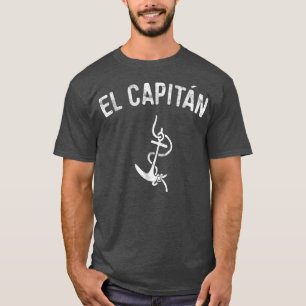 El Capitan Anchor kapten Skipper Gift T Shirt