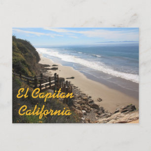 El Capitan Beach, Kalifornien Vykort