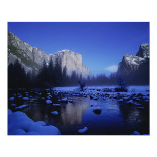 El Capitan-berget, Yosemite National Park, Fototryck