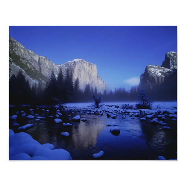 El Capitan-berget, Yosemite National Park, Fototryck (Framsidan)