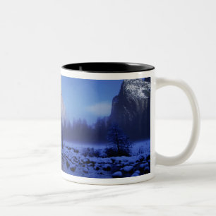 El Capitan-berget, Yosemite National Park, Två-Tonad Mugg