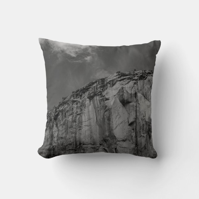 El Capitan Cliff Ansikte Close Up - Yosemite Photo Kudde (Framsida)