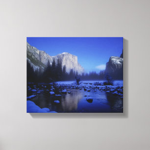 El Capitan Mountain, Yosemite National Park, Canvastryck