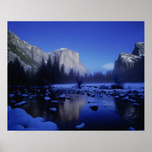 El Capitan Mountain, Yosemite National Park Poster