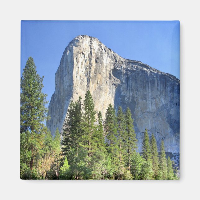 El capitan Over Merced River - Yosemite Valley Magnet (Framsidan)