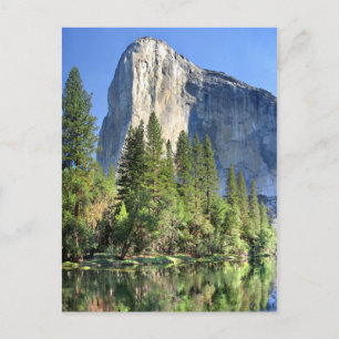 El capitan Over Merced River - Yosemite Valley Vykort