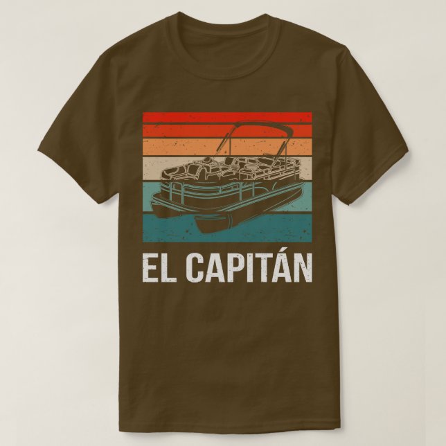 El Capitan Pontoon Boat II T Shirt (Design framsida)