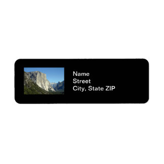 El Capitan Returadress Etikett