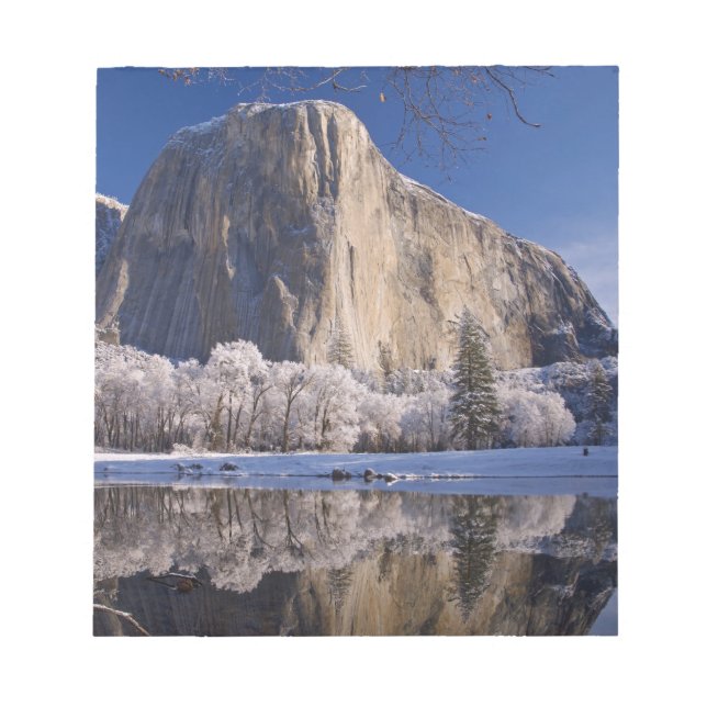 El Capitan speglas i floden Merced 2 Anteckningsblock (Framsida)