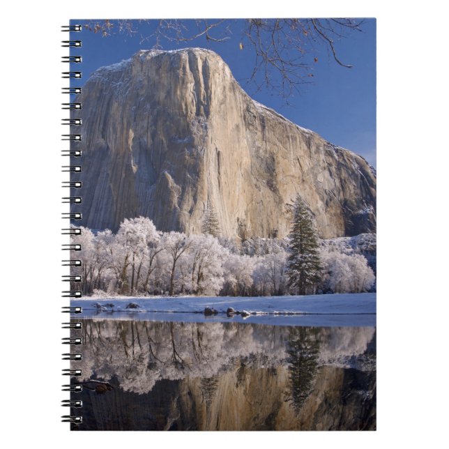 El Capitan speglas i floden Merced 2 Anteckningsbok (Framsidan)