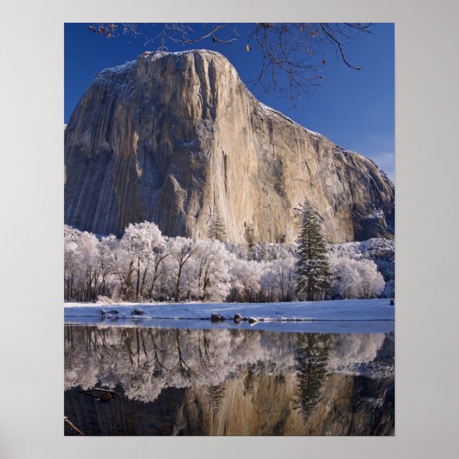 El Capitan speglas i floden Merced 2 Poster (Framsidan)