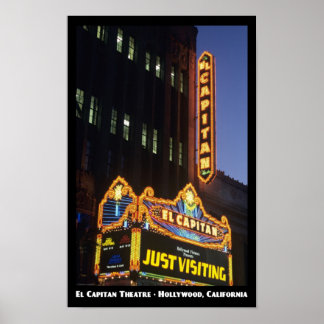 El Capitan Theater, Hollywood 11 x 17 Poster