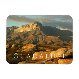 El Capitan vid Sunset, Guadalupe Mountains NP Magnet