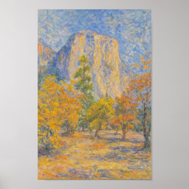 'El Capitan' Vy över Yosemite Poster