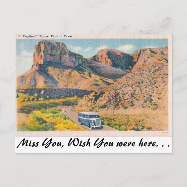 El Capitan Vykort (Framsida)