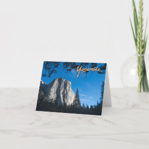 El Capitan Yosemite-anteckningskort Kort