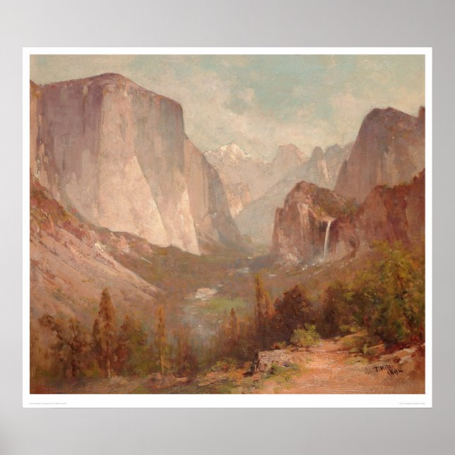 El Capitan, Yosemite, Kalifornien (0229A) Poster (Framsidan)